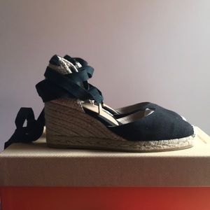 Castañer carina 60 canvas wedge espadrilles